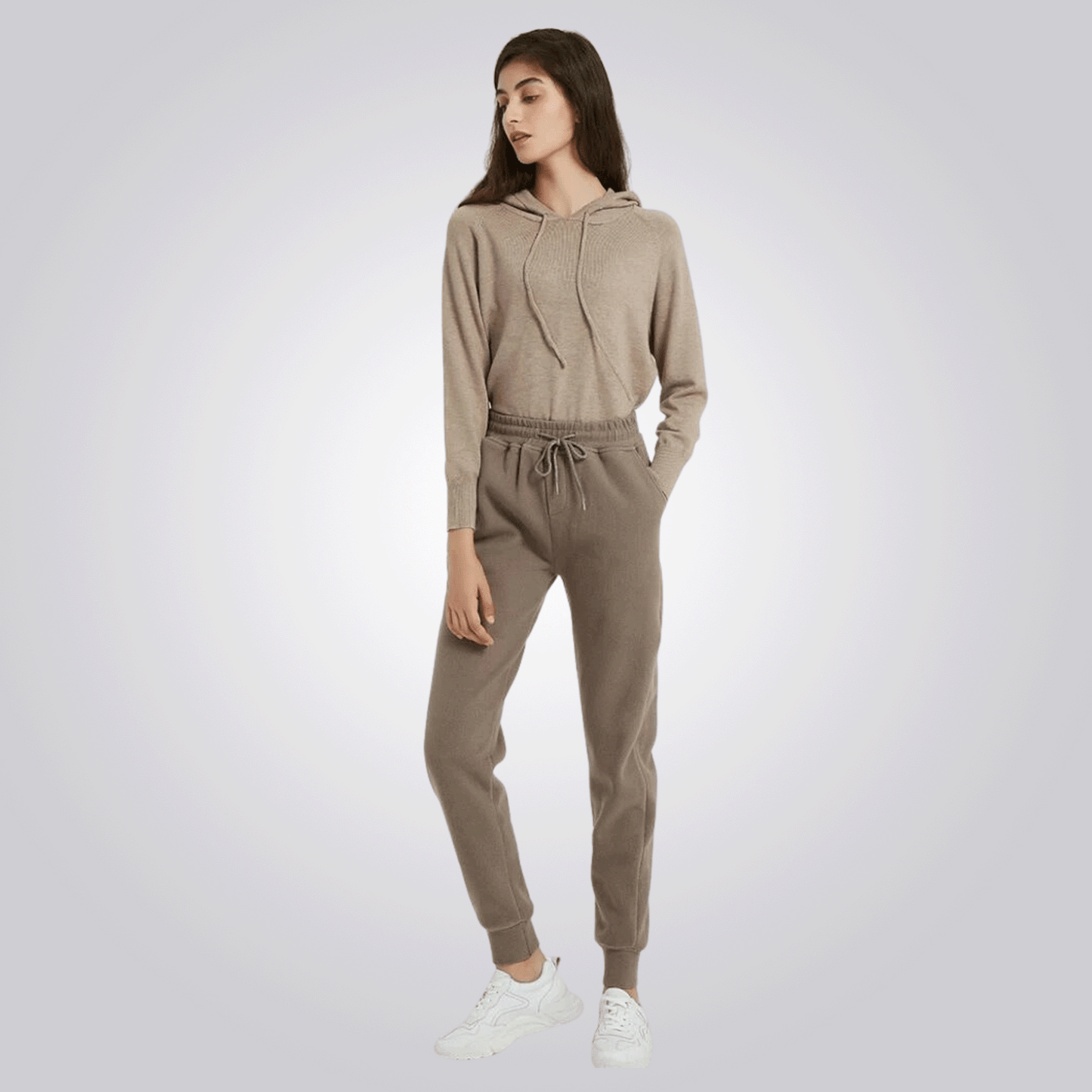 CALÇA DE MOLETOM CORDILHEIRA MARROM FEMININA