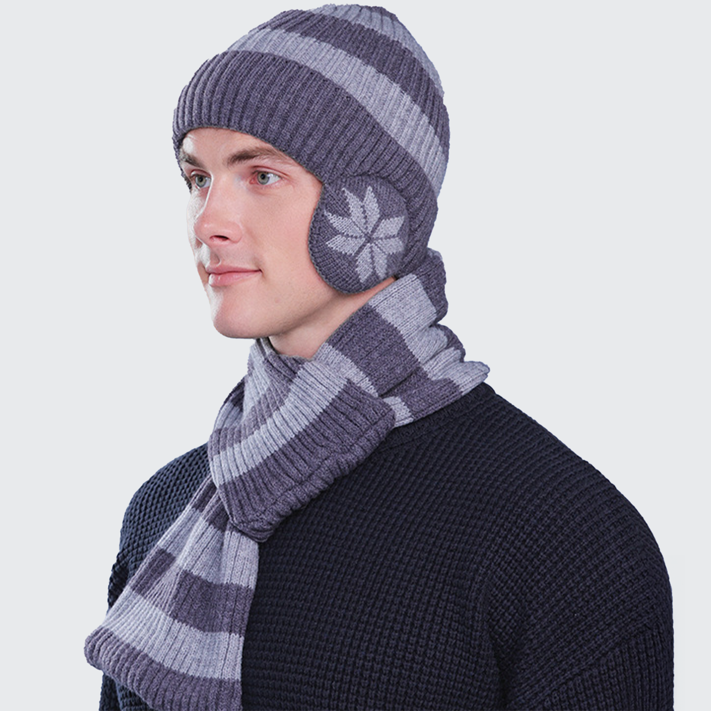 CONJUNTO CORDILHEIRA GORRO & CACHECOL SNOWFLAKE