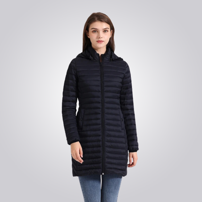 JAQUETA CORDILHEIRA LONG PUFFER FEMININA