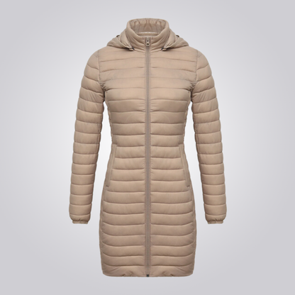 JAQUETA CORDILHEIRA LONG PUFFER FEMININA