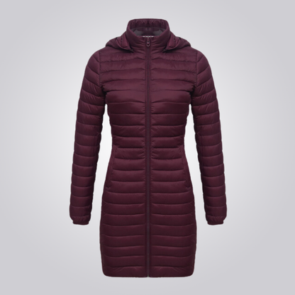 JAQUETA CORDILHEIRA LONG PUFFER FEMININA