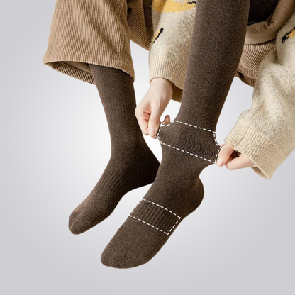 MEIA CORDILHEIRA LONG FLEECE FEMININA