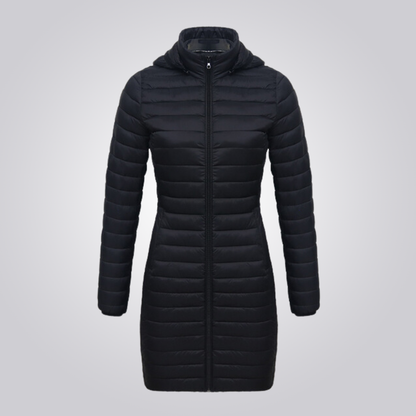 JAQUETA CORDILHEIRA LONG PUFFER FEMININA