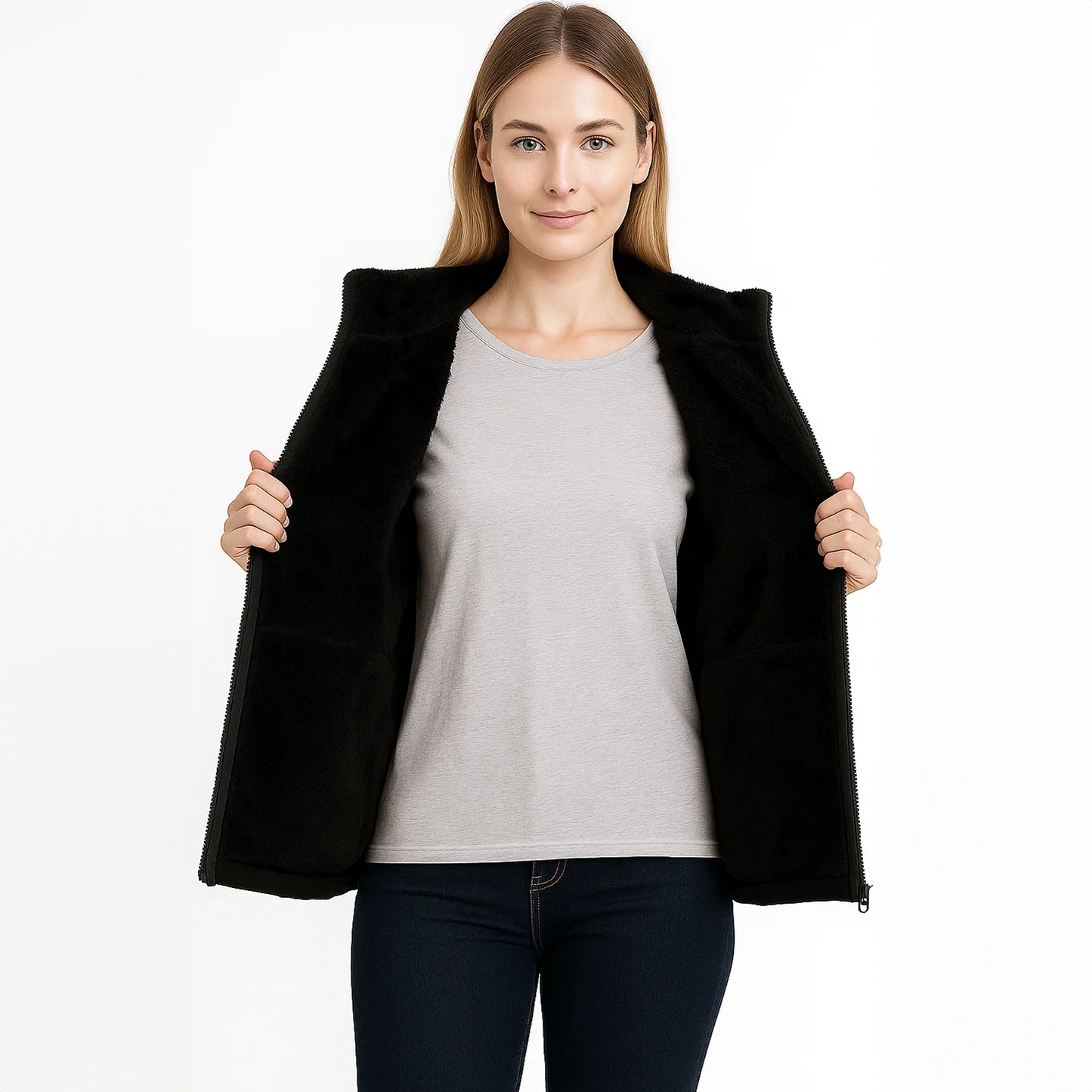 FLEECE CORDILHEIRA COATS FEMININO