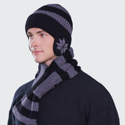 CONJUNTO CORDILHEIRA GORRO & CACHECOL SNOWFLAKE